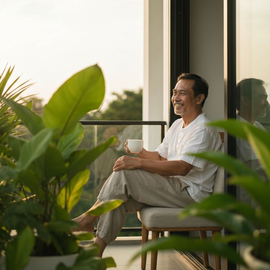 Everyday lifestyle scene in Indonesia