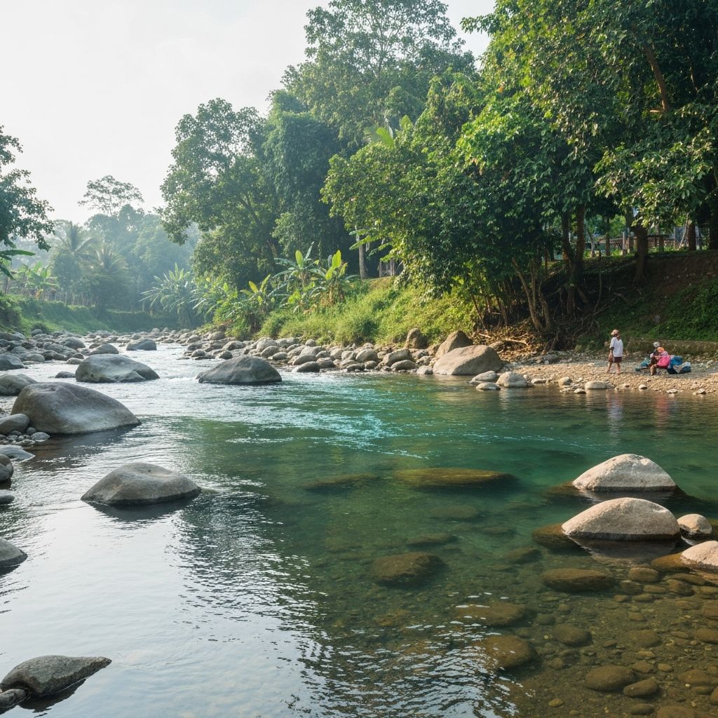 Riverside natural scene